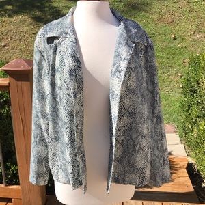 Snakeskin look Jacket
